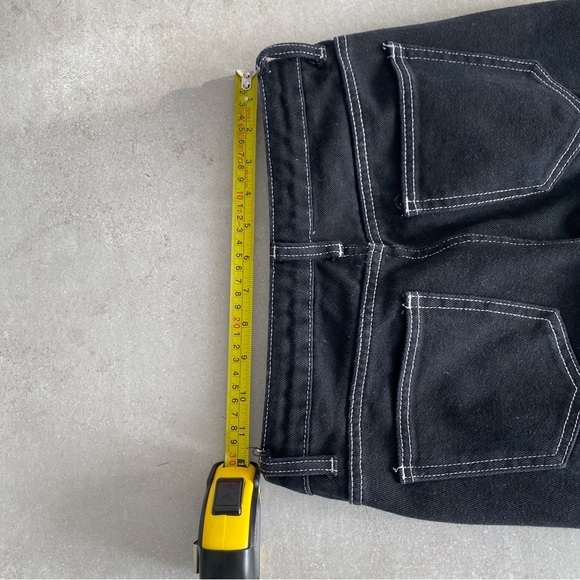 LIONESS FASHION ALABAMA CONTRAST STITCHING JEANS - Picture 8 of 9